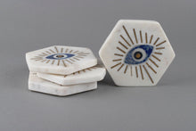 Load image into Gallery viewer, Evil Eye Coasters
